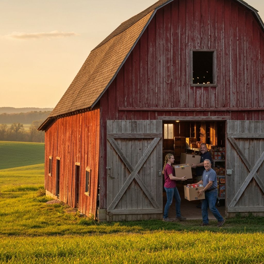 The Barn food pantry operations